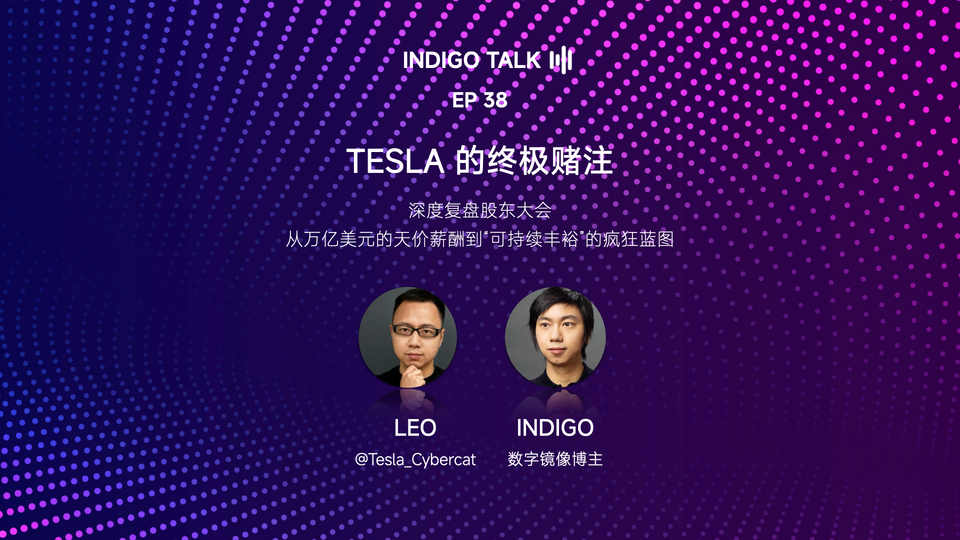 INDIGO TALK – EP38 / TESLA 的终极赌注